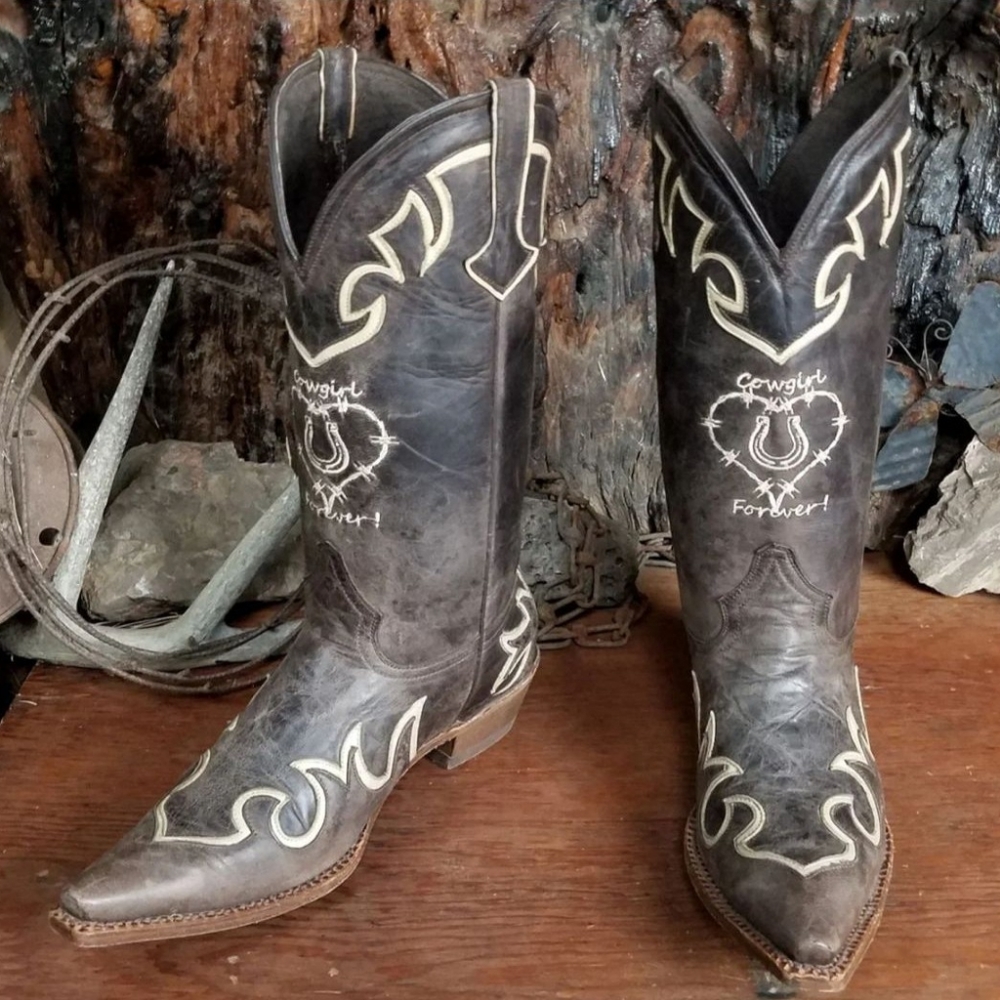 NWOB Pecos Bill cowboy boots 10B - Picture 3 of 6